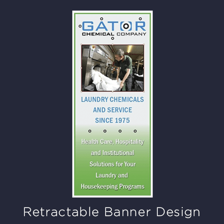 image of a retractable banner sign
