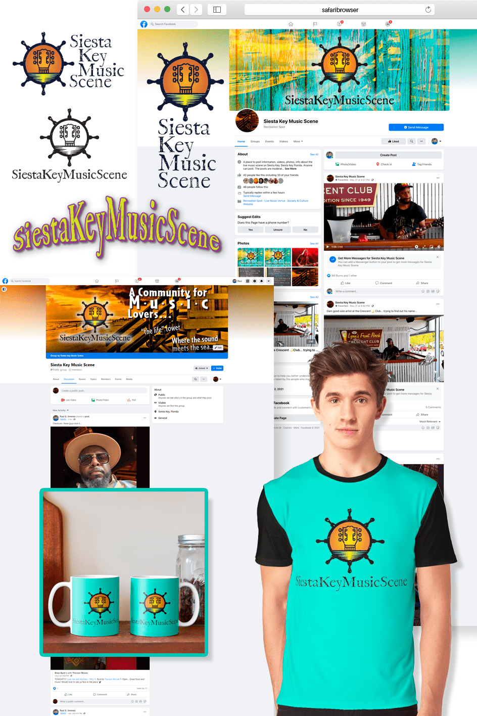 Siesta Key Music Scene Brand Images