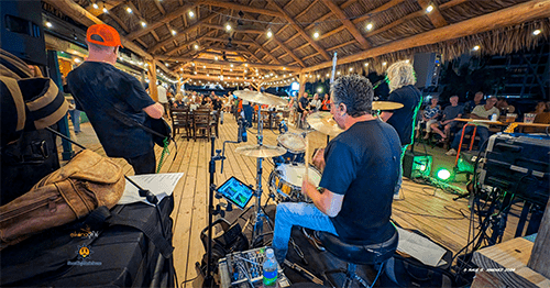 picture of man playing drums