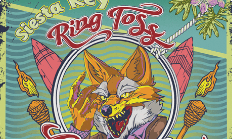 Siesta Key Ring Toss Coyotes Poster Preview Image