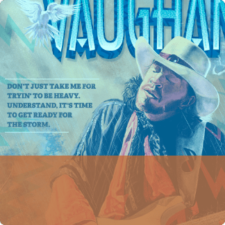 Stevie Ray Vaughan Tribute Poster Portfolio Preview Image