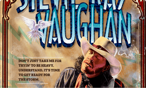 Stevie Ray Vaughan Tribute Poster Preview Image