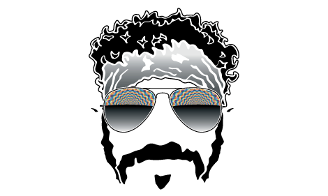 image of a man with sunglasses - Jsanti Music Logo